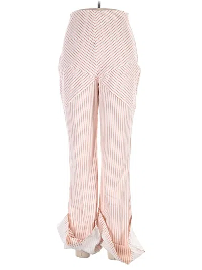 Pre-owned Michael Costello X Revolve Casual Pants In Ivory