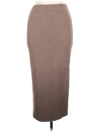 Pre-owned Michael Costello X Revolve Casual Skirt In Brown