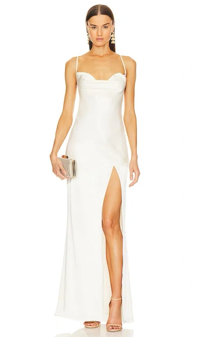Michael Costello Abendkleid Cecelia In Ivory