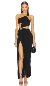 Michael Costello X Revolve Clementine Gown In Black
