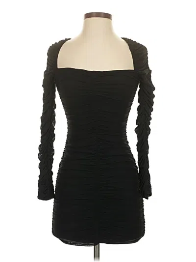 Pre-owned Michael Costello X Revolve Cocktail Dress In Black