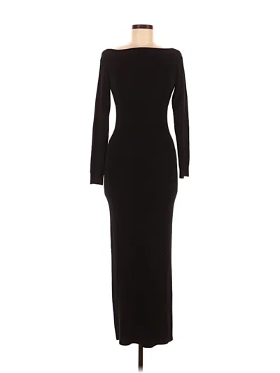 Pre-owned Michael Costello X Revolve Cocktail Dress In Black