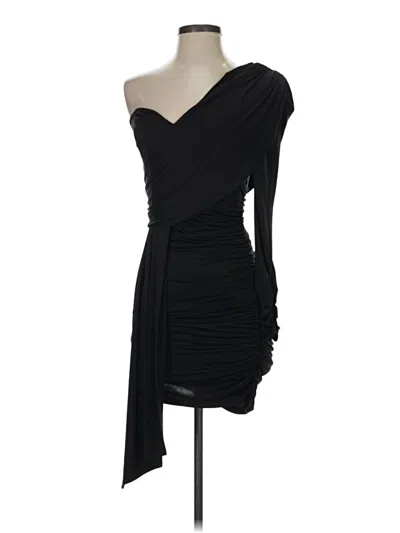 Pre-owned Michael Costello X Revolve Cocktail Dress In Black