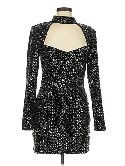 Pre-owned Michael Costello X Revolve Cocktail Dress In Black