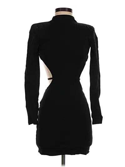 Pre-owned Michael Costello X Revolve Cocktail Dress In Black