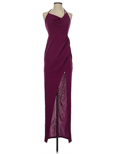 Pre-owned Michael Costello X Revolve Cocktail Dress In Burgundy