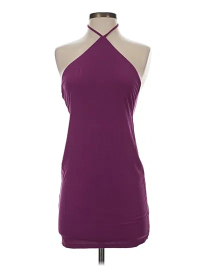 Pre-owned Michael Costello X Revolve Cocktail Dress In Burgundy