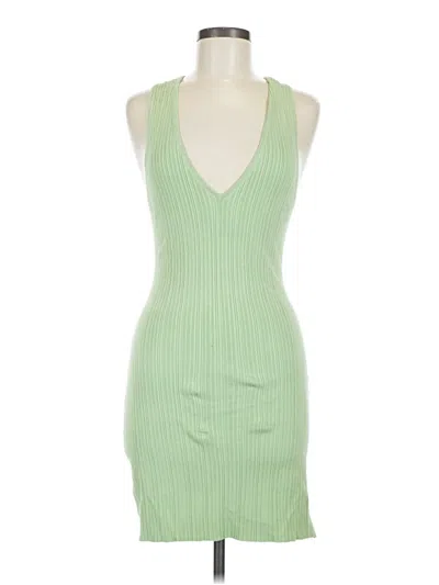 Pre-owned Michael Costello X Revolve Cocktail Dress In Green