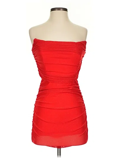 Pre-owned Michael Costello X Revolve Cocktail Dress In Ivory