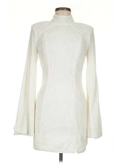 Pre-owned Michael Costello X Revolve Cocktail Dress In Ivory