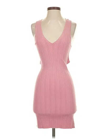 Pre-owned Michael Costello X Revolve Cocktail Dress In Pink