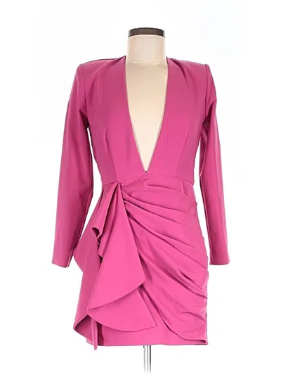 Pre-owned Michael Costello X Revolve Cocktail Dress In Pink