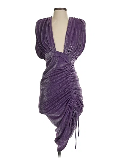 Pre-owned Michael Costello X Revolve Cocktail Dress In Purple