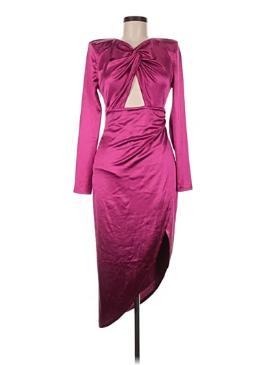 Pre-owned Michael Costello X Revolve Cocktail Dress In Purple