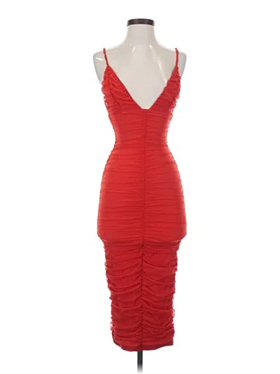 Pre-owned Michael Costello X Revolve Cocktail Dress In Red