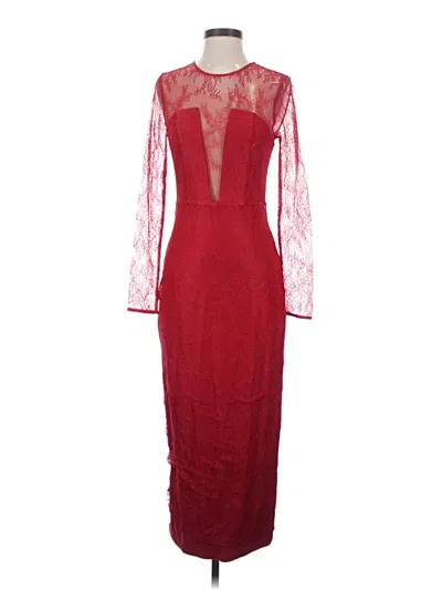 Pre-owned Michael Costello X Revolve Cocktail Dress In Red