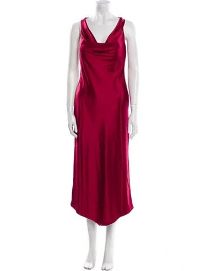 Pre-owned Michael Costello X Revolve Dress Set W/ Tags In Burgundy