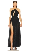 Michael Costello X Revolve Fairleigh Gown In 黑色