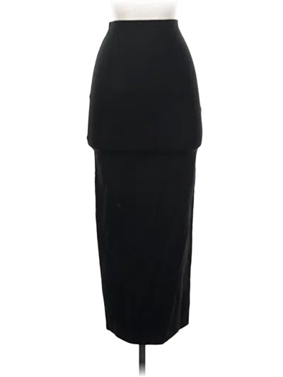 Pre-owned Michael Costello X Revolve Formal Skirt In Black