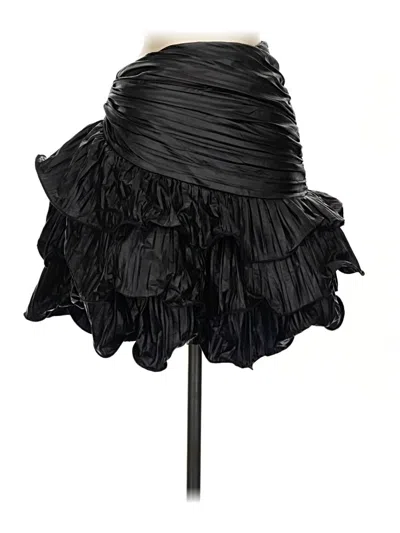 Pre-owned Michael Costello X Revolve Formal Skirt In Black