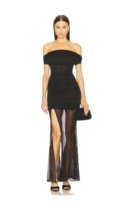 Michael Costello X Revolve Heidi Gown In Black