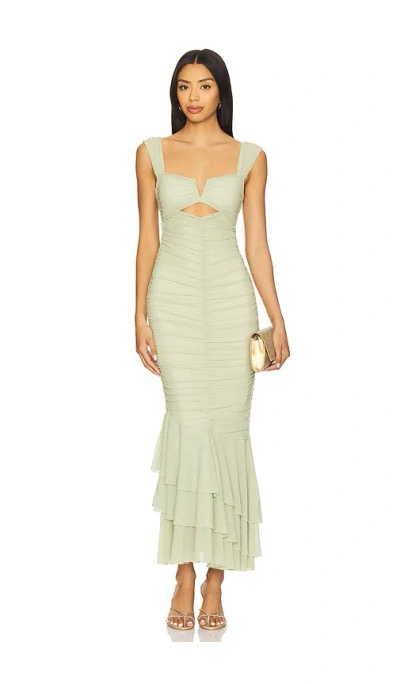 Michael Costello X Revolve Hilary Gown In Green