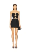 Michael Costello X Revolve Ingrid Mini Dress In Black
