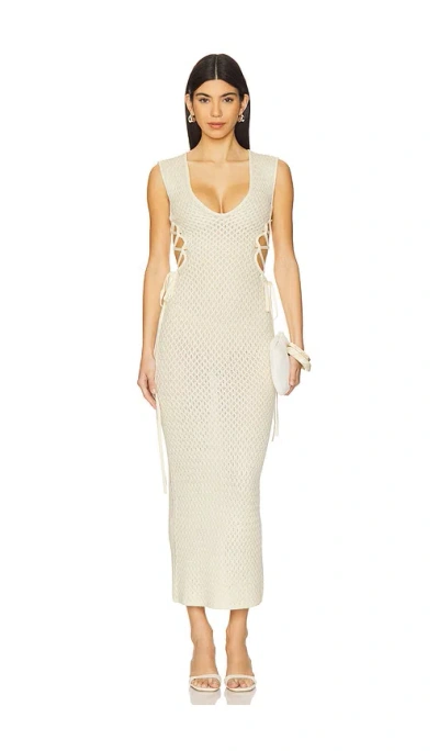 Michael Costello X Revolve Kyle Maxi Dress In White
