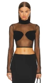 Michael Costello X Revolve Leilani Top In Black