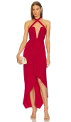 Michael Costello X Revolve Leo Gown In Red