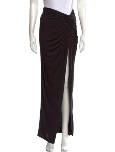 Pre-owned Michael Costello X Revolve Long Skirt In Black