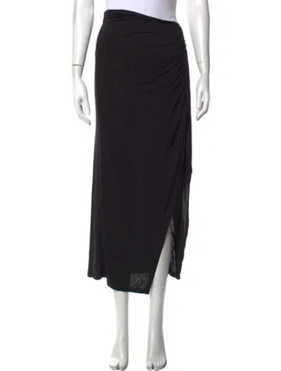 Pre-owned Michael Costello X Revolve Long Skirt In Black