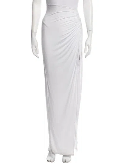 Pre-owned Michael Costello X Revolve Long Skirt In White
