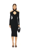 Michael Costello Kleid Lora In Black