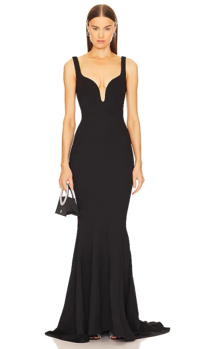 Michael Costello X Revolve Loren Gown In Black