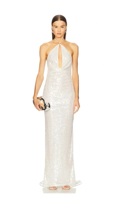 Michael Costello X Revolve Lucie Gown In White
