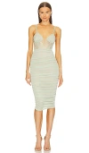 Michael Costello X Revolve Lulee Midi Dress In Mint
