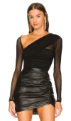 Michael Costello X Revolve Mamie Bodysuit In Black