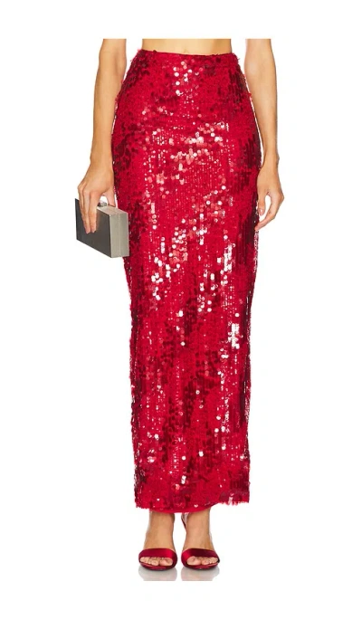Michael Costello X Revolve Marlene Skirt In Red