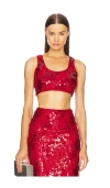 Michael Costello X Revolve Marlene Top In Red
