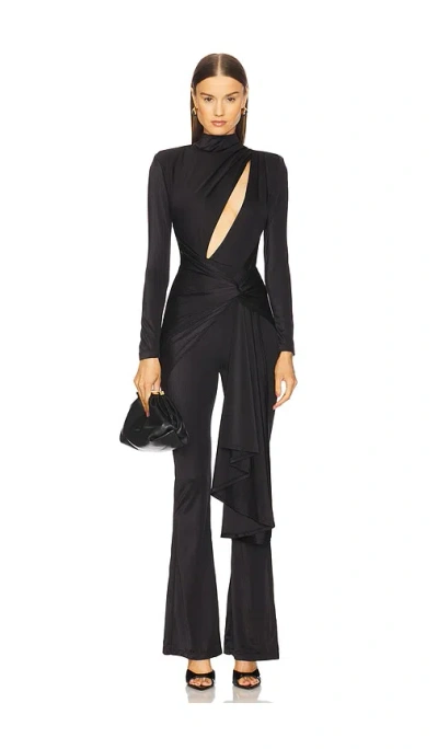 Michael Costello X Revolve Monroe Jumpsuit In 黑色
