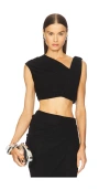 Michael Costello X Revolve Nathalia Top In Black