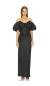 Michael Costello X Revolve Ninove Maxi Dress In Black