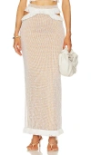 Michael Costello X Revolve Noomi Maxi Skirt In Ivory