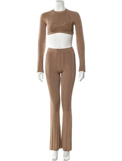 Pre-owned Michael Costello X Revolve Set W/ Tags In Brown