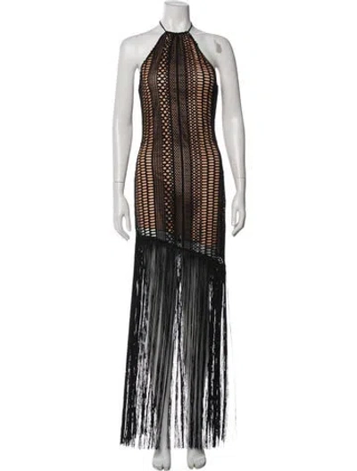 Pre-owned Michael Costello X Revolve Striped Mini Dress In Multi