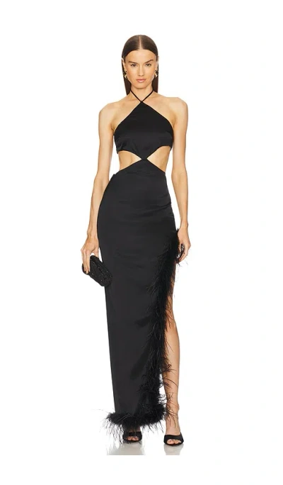 Michael Costello X Revolve Vanna Dress In Black