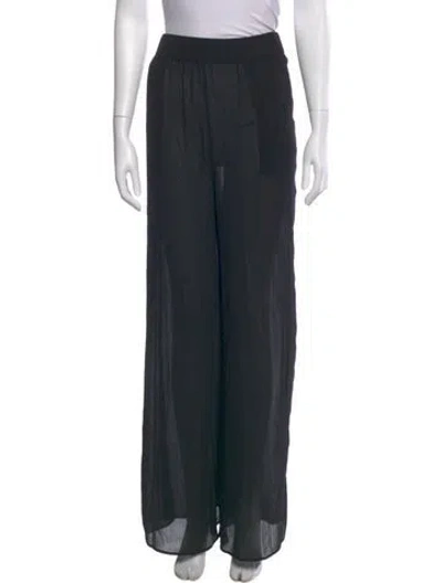Pre-owned Michael Costello X Revolve Wide Leg Pants In Black
