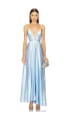 Michael Costello X Revolve Willow Gown In Baby Blue