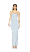 Michael Costello X Revovle Briggs Gown In Baby Blue